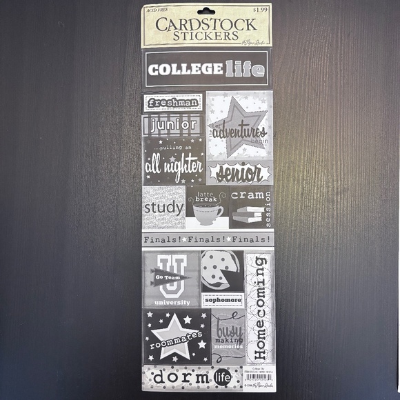 College Life Sticker Bundle of 3 Sticker Packs - Picture 3 of 4